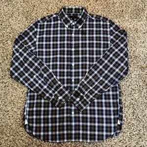 J. Crew Men's Slim Fit Plaid Button Down Shirt Size Medium